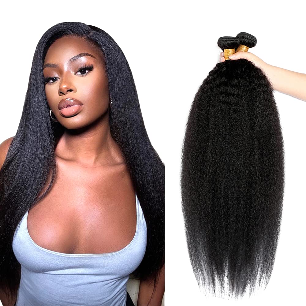 Deep Wave Human Hair for Braiding Human Hair Unprocessed No Weft Bulk Braiding Hair Extensions for Boho Braids #1B Natural Black Color 14 14 Inch 2 Bundles Total 100 g One Pack 