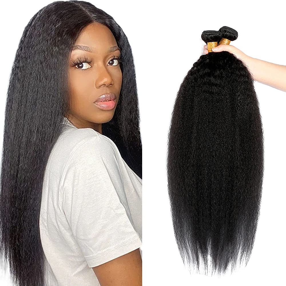Deep Wave Human Hair for Braiding Human Hair Unprocessed No Weft Bulk Braiding Hair Extensions for Boho Braids #1B Natural Black Color 14 14 Inch 2 Bundles Total 100 g One Pack 