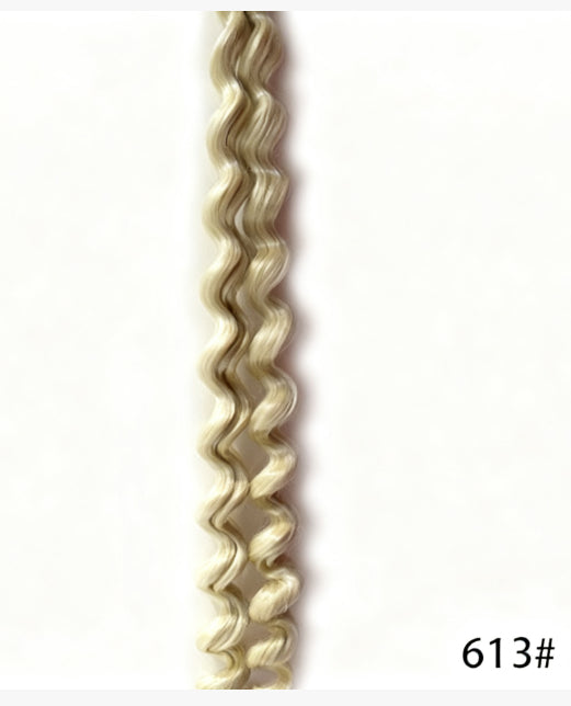 24in150g Italy curls Deep twist boho curls Crochet Hair