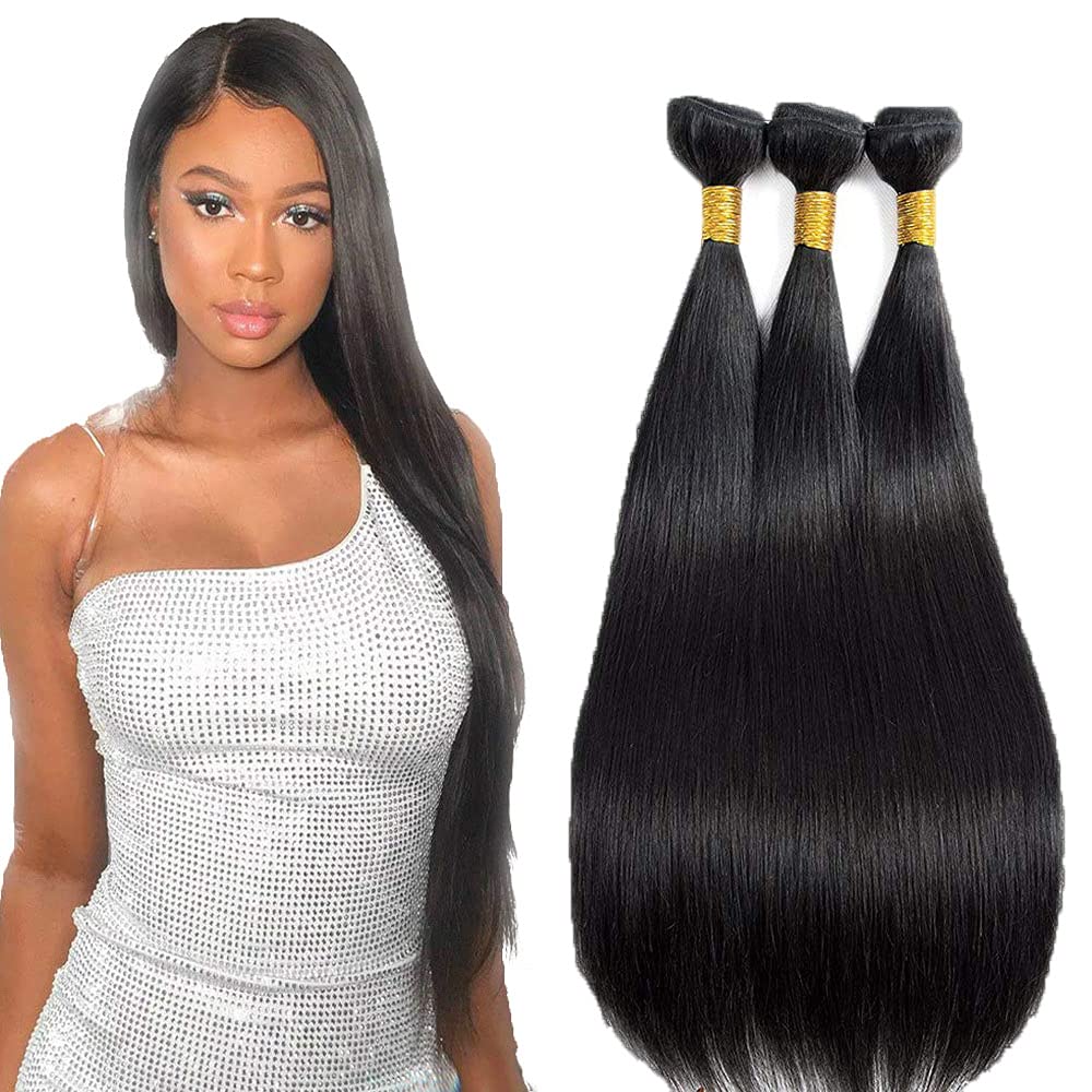 Deep Wave Human Hair for Braiding Human Hair Unprocessed No Weft Bulk Braiding Hair Extensions for Boho Braids #1B Natural Black Color 14 14 Inch 2 Bundles Total 100 g One Pack 