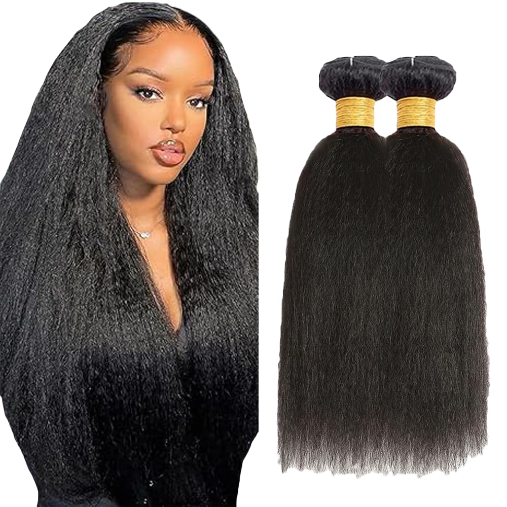Deep Wave Human Hair for Braiding Human Hair Unprocessed No Weft Bulk Braiding Hair Extensions for Boho Braids #1B Natural Black Color 14 14 Inch 2 Bundles Total 100 g One Pack 