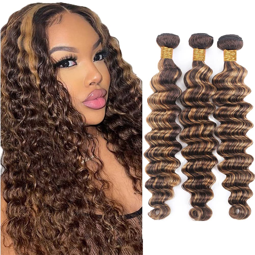 Deep Wave Human Hair for Braiding Human Hair Unprocessed No Weft Bulk Braiding Hair Extensions for Boho Braids #1B Natural Black Color 14 14 Inch 2 Bundles Total 100 g One Pack 