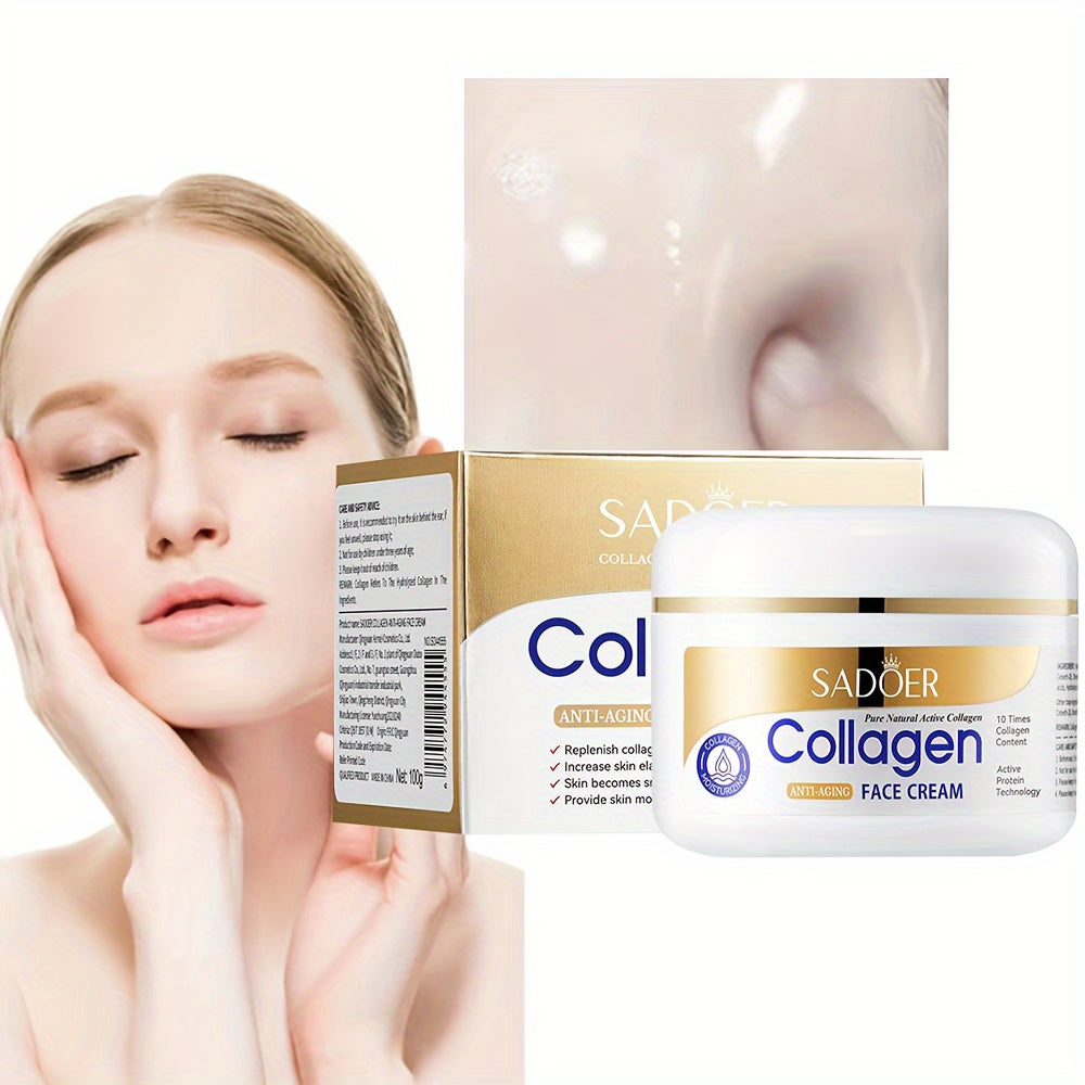 Crème visage au collagène