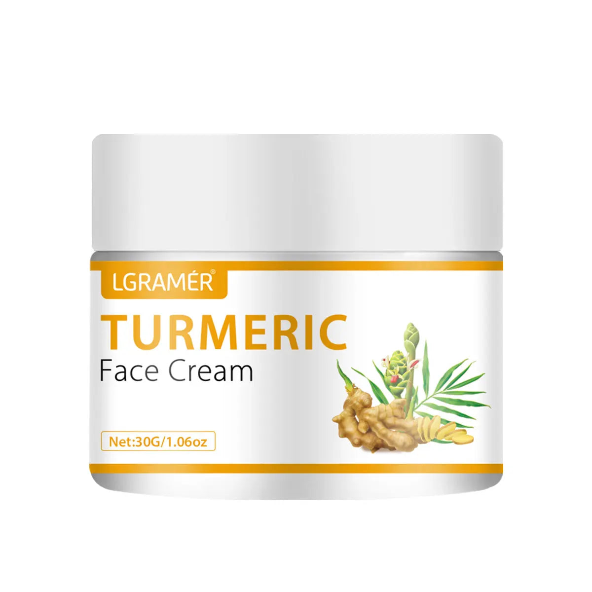 Crème pour le visage au curcuma
